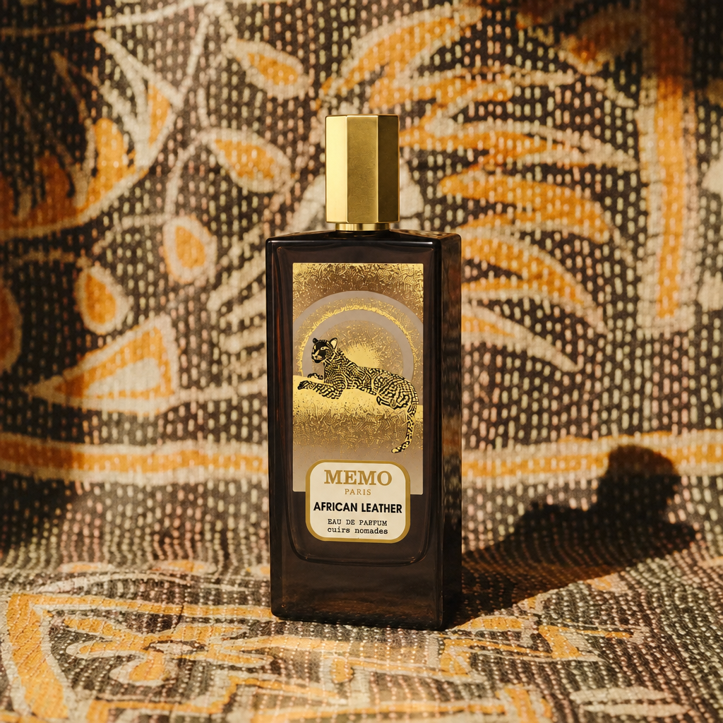 African Leather con il flacone nuovo nella composizione originale