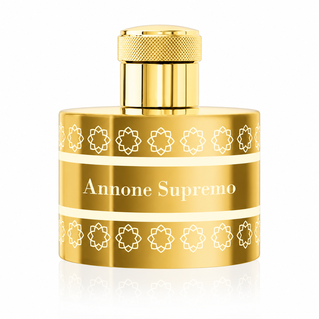 Annone Supremo con grandezza e centratura uniformate a Donna Margherita, su sfondo bianco