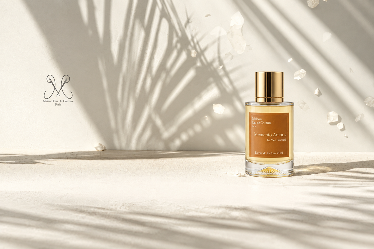 Banner Maison Eau de Couture con Memento Amoris