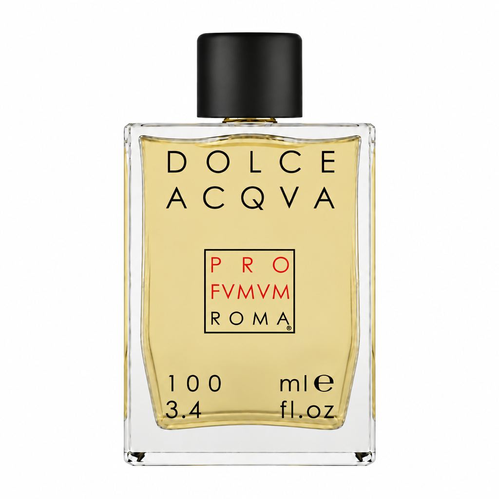 Dolce Acqua, flacone da 100 ml centrato in formato 1:1