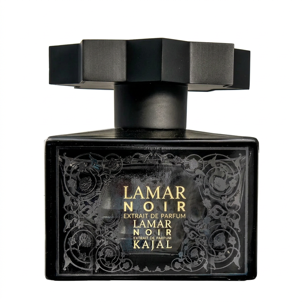 Lamar Noir, flacone centrato con margini più stretti