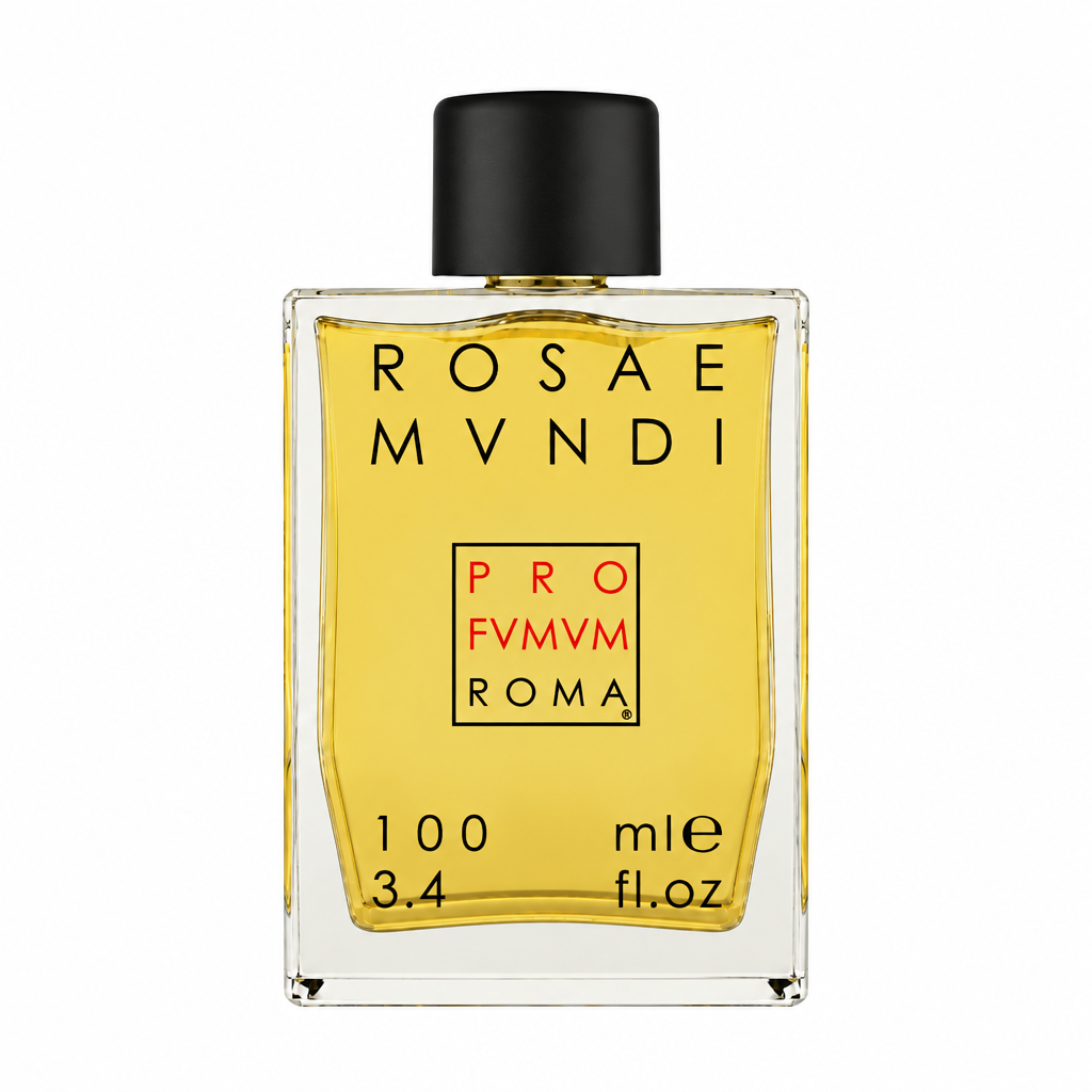 Rosae Mundi, flacone da 100 ml centrato in formato 1:1