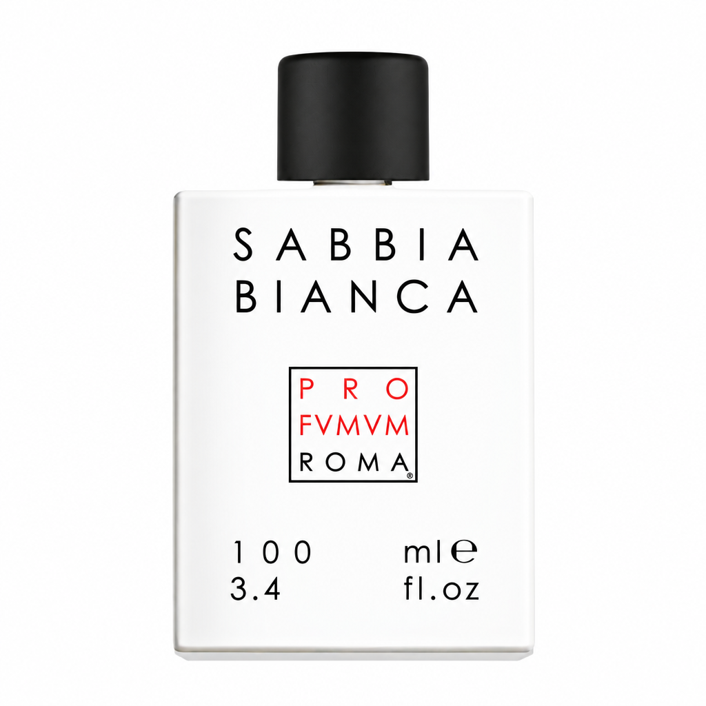 Sabbia Bianca, flacone da 100 ml centrato in formato 1:1